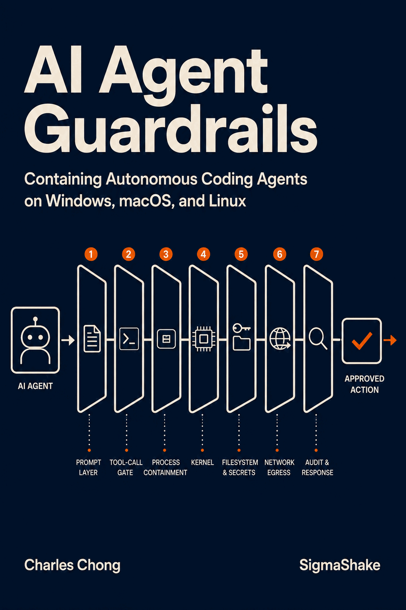 Cover of AI Agent Guardrails by Charles Chong